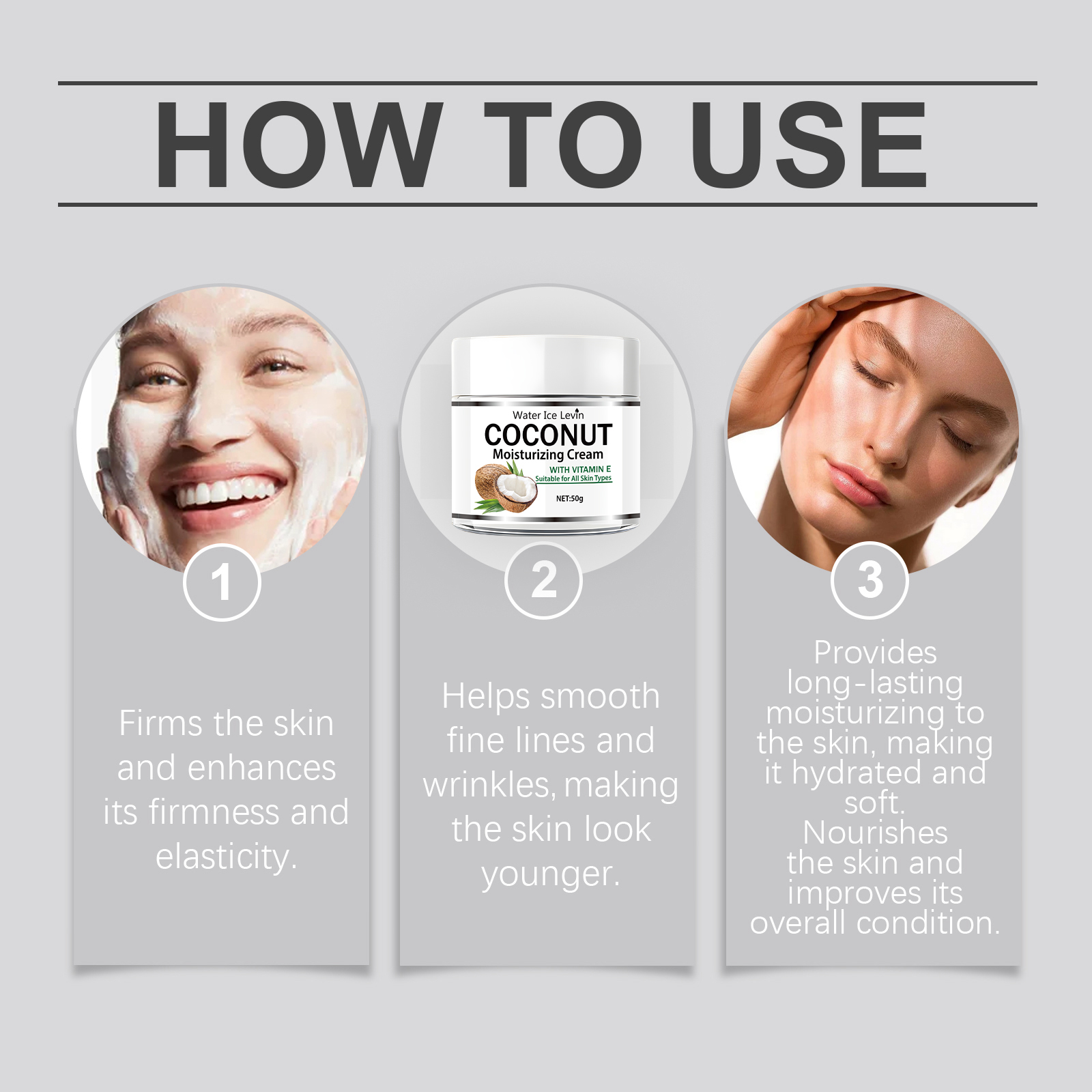 50g Coconut Oil Moisturizing C - Skincare Glowing ulasan dan harga