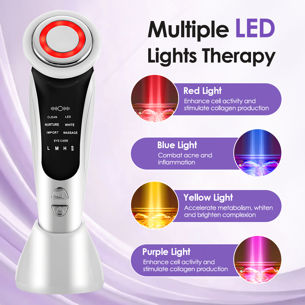 7 in1 EMS Facial Lift Device L - Skincare Glowing ulasan dan harga