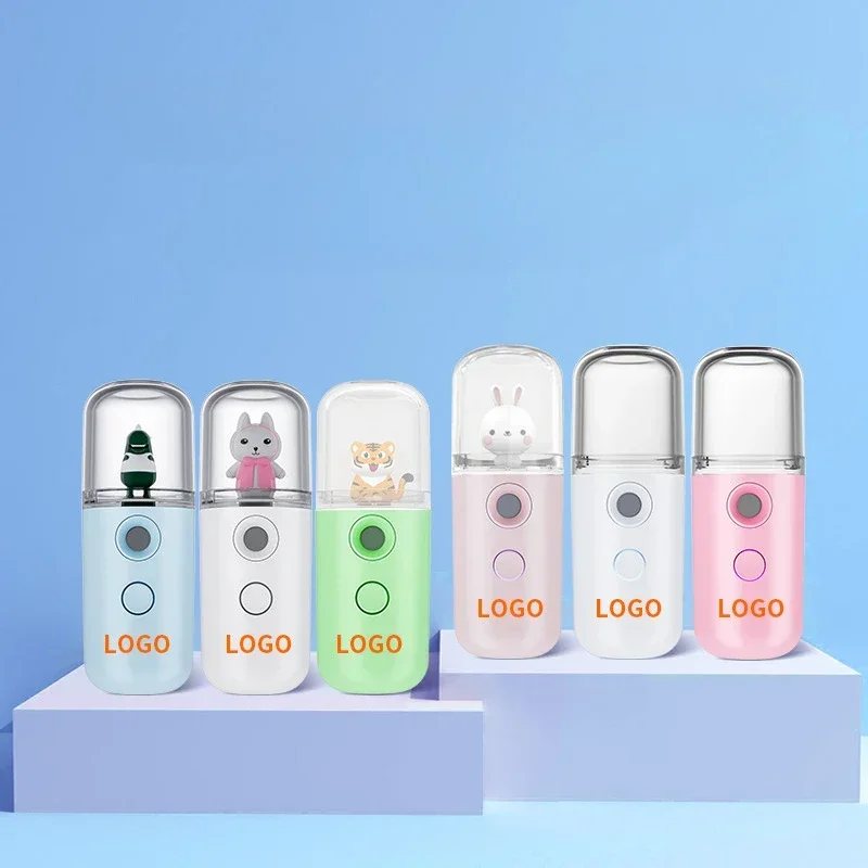 Cartoon Mini Facial Humidifier - Skincare Glowing ulasan dan harga