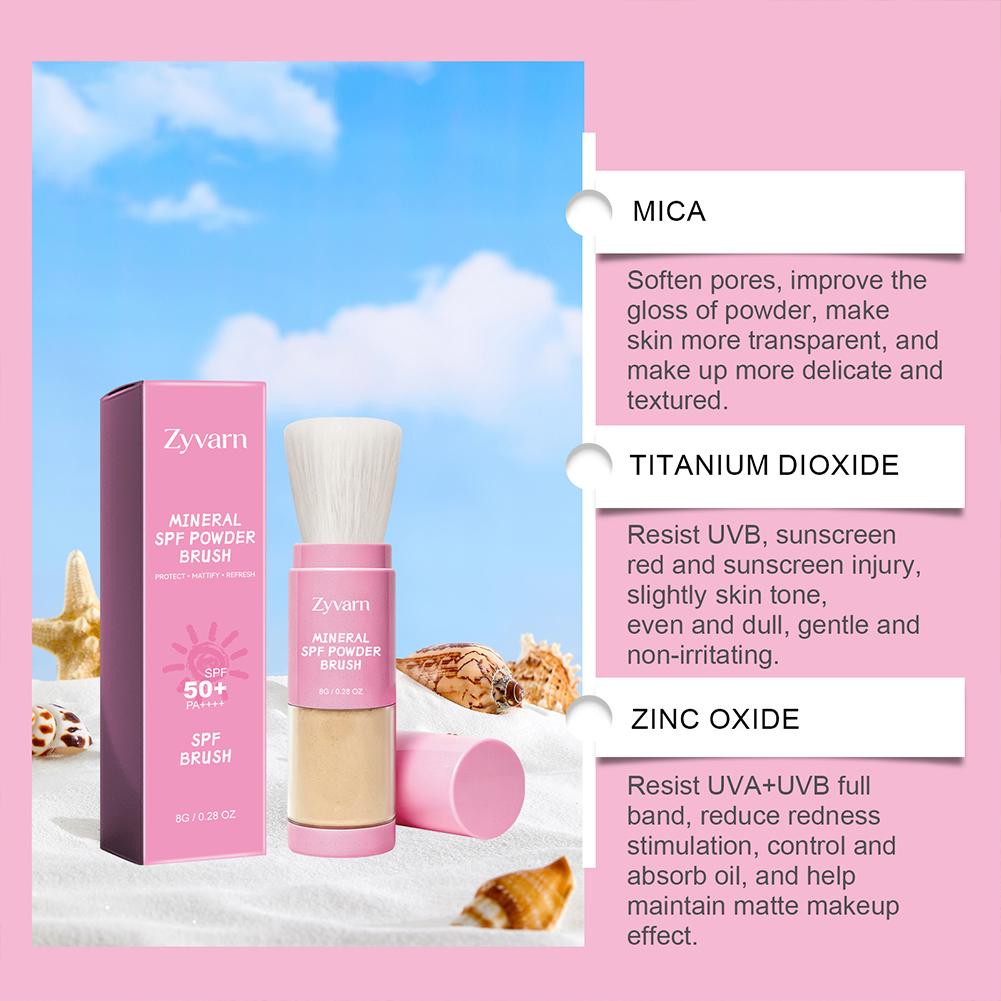 8g Physical Sun Protection Pow - Physical Sunscreen Mineral ulasan dan harga