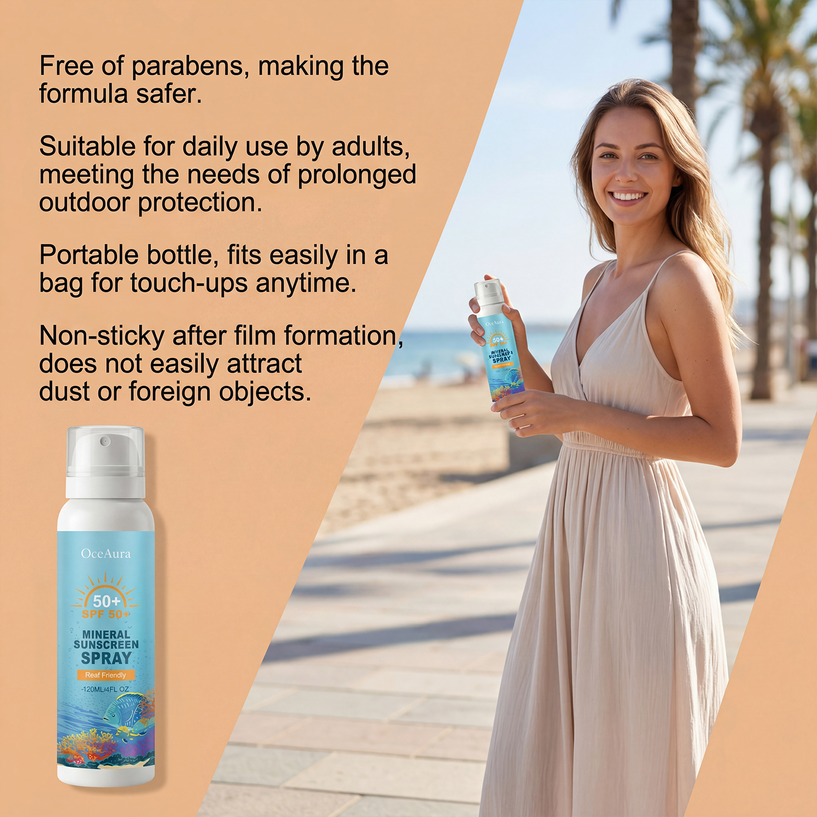 SFP 50+ Mineral Body Mist Phys - Physical Sunscreen Mineral ulasan dan harga