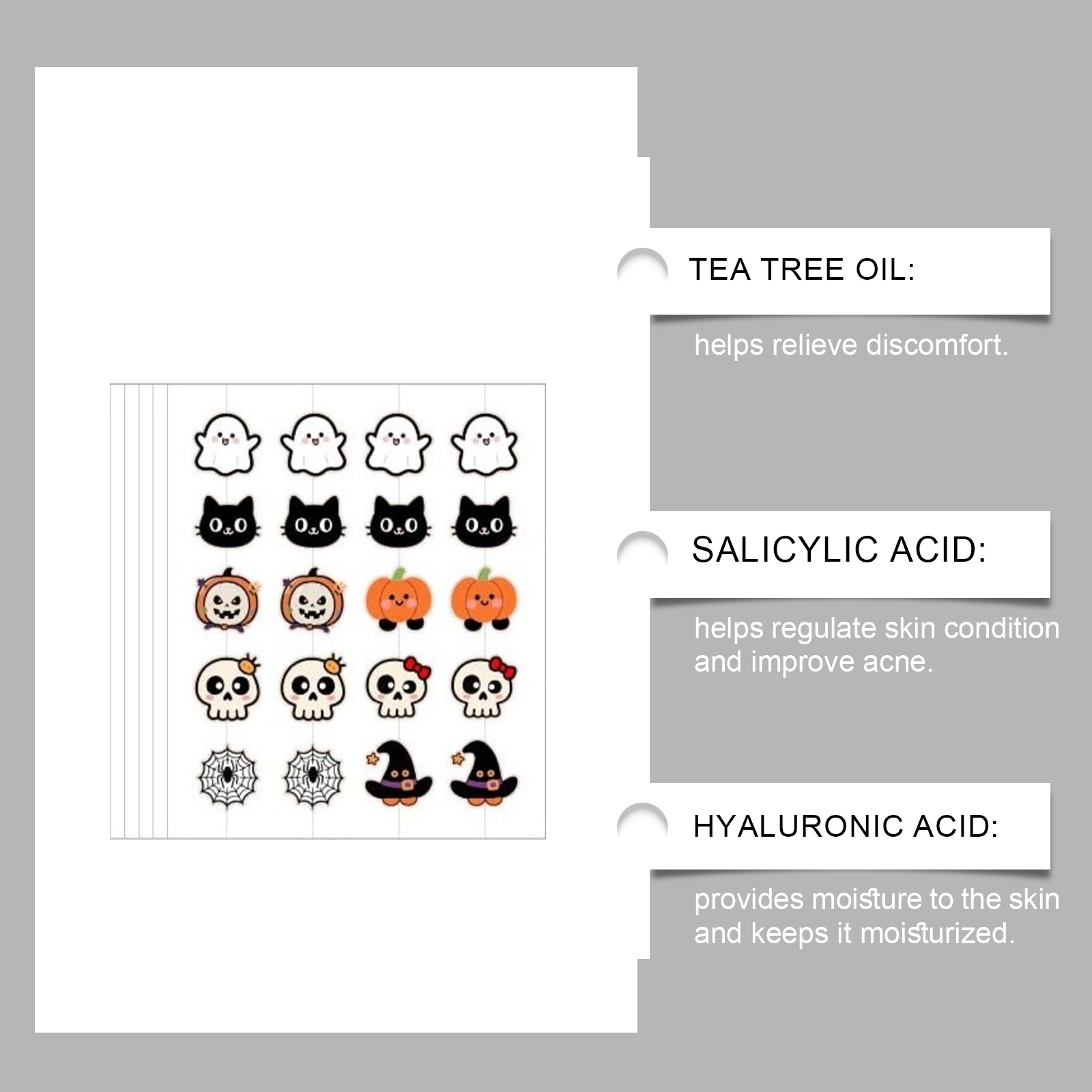 100pcs HITWORKER Halloween Hyd - Skincare Glowing ulasan dan harga