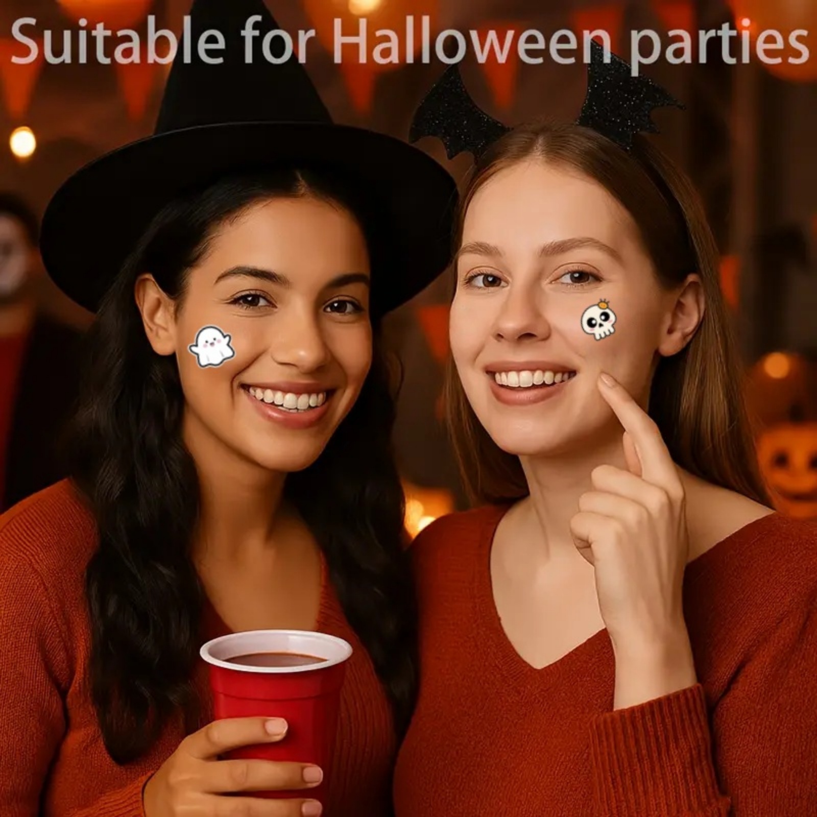 100pcs HITWORKER Halloween Hyd - Skincare Glowing ulasan dan harga